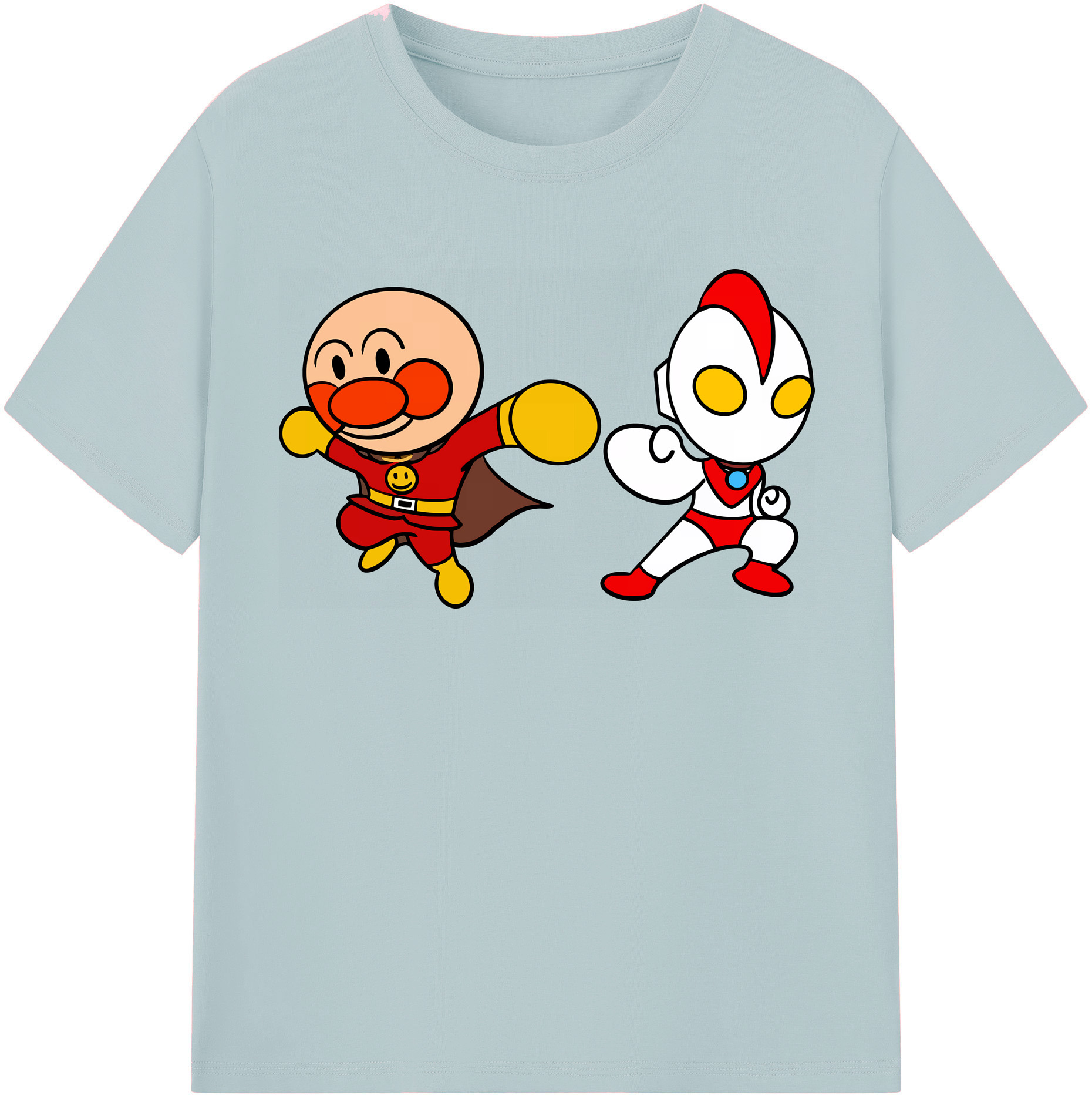 （画像用） アンパンマン Anpanman 綿100％半袖Tシャツ（フロントプリント）